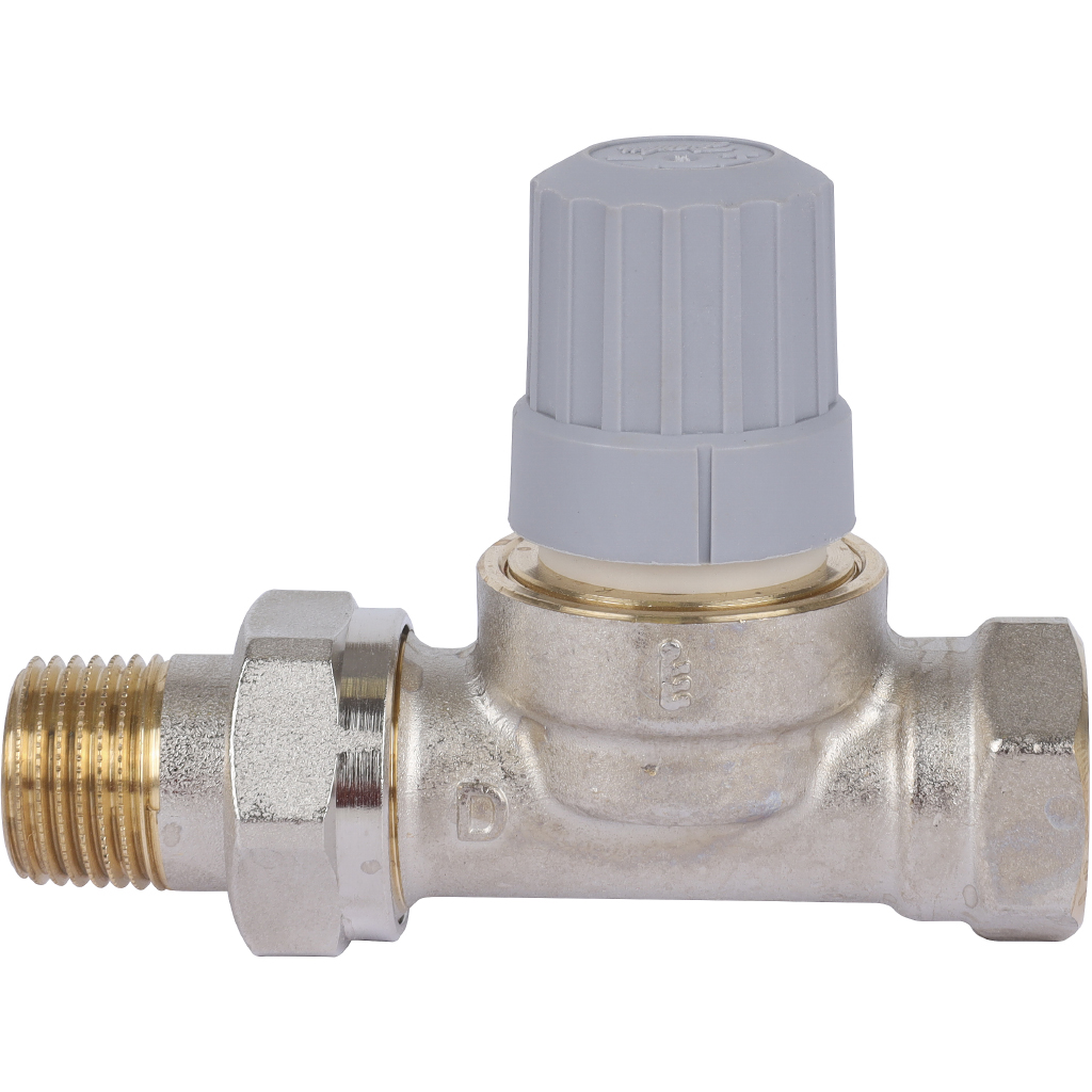 Клапан прямой Danfoss RA-G для однотр. насосной и двухтр.систем отопления Д 15 мм, 013G1675(013G7024)