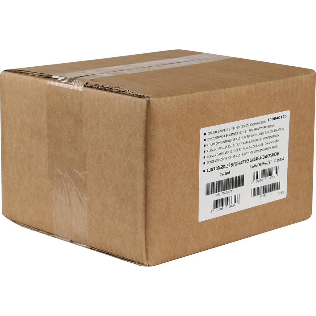 Коаксиальный отвод Baxi KHG 90°, диам. 125/80, HT, KHG71408871-