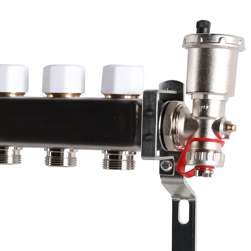 Коллектор из нержавеющей стали в сборе без расходомеров ROMMER 11 выходов, RMS-3210-000011