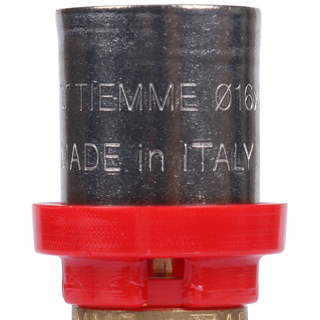 Муфта TIEMME 16x16 для металлопластиковых труб прессовой, 1650016