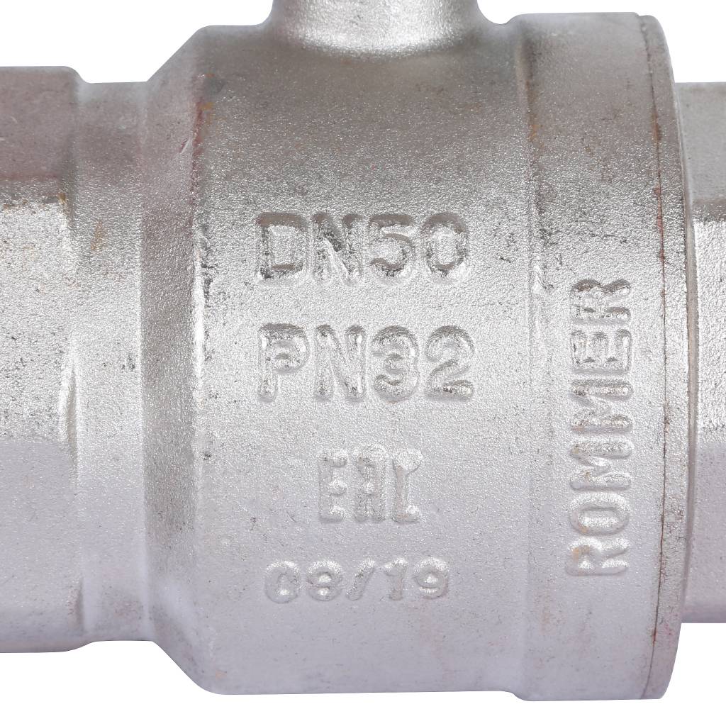 Кран шаровой ROMMER 2 ВН/НР, ручка рычаг, RBV-0002-0210350