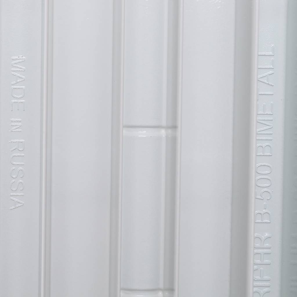 Радиатор биметаллический RIFAR BASE 500 5 секций боковое подключение (белый RAL 9016), 1RB50-5