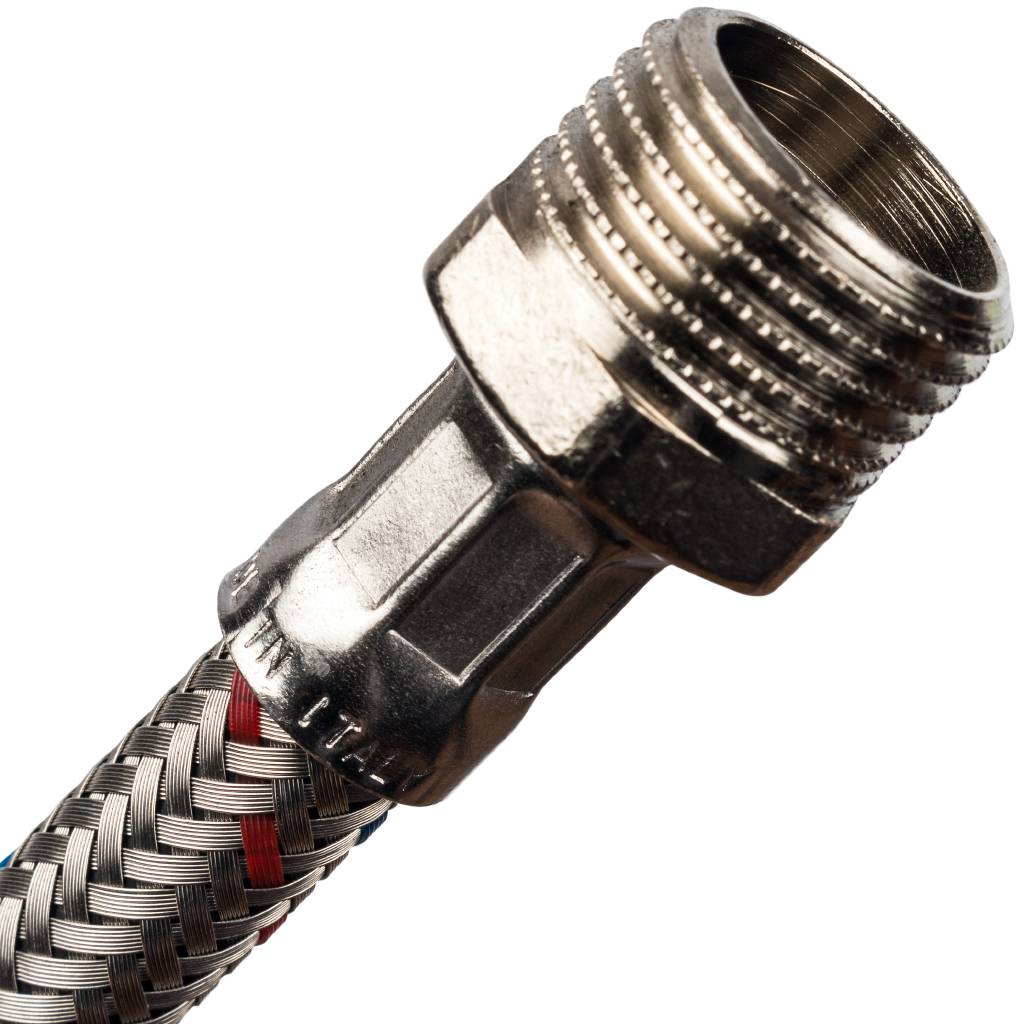 Гибкая подводка для воды STOUT НР 1/2 х ВР 3/8, длина 600 мм, SHF-0077-081510