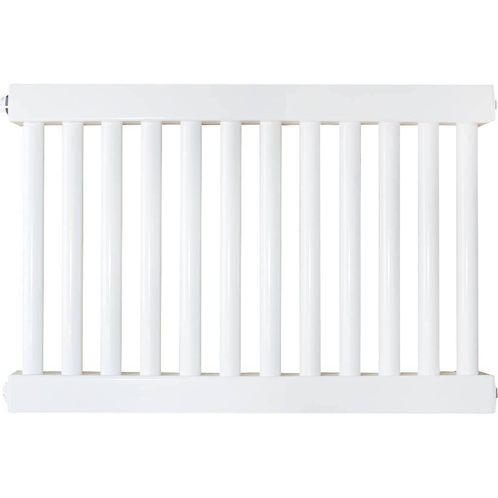 Трубчатый стальной радиатор КЗТО РС 1-500-12 секций 1/2 боковое подключение RAL9010