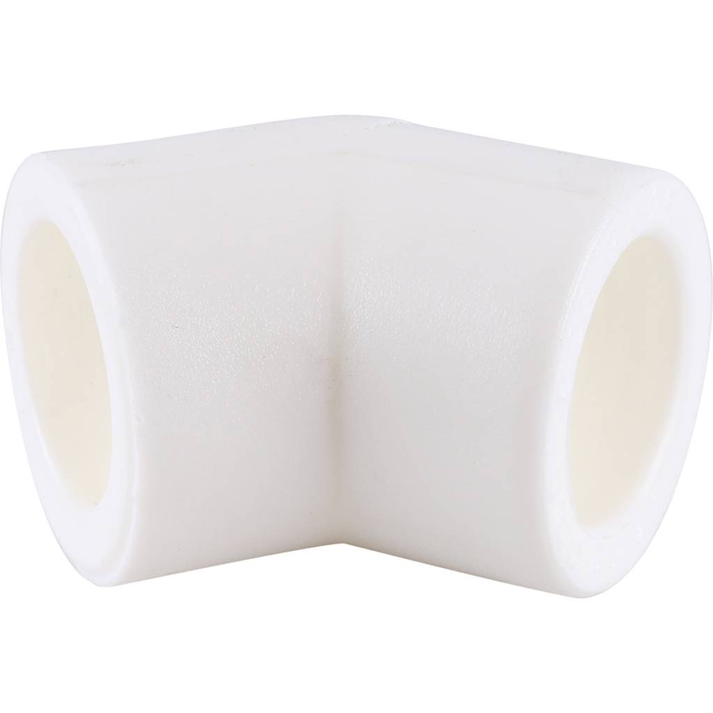 Угольник 45* Kalde d=20 для полипропиленовых труб под сварку (цвет белый), 3212-elb-200045