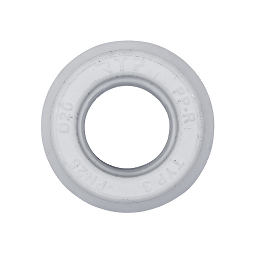 Муфта переходная PPR внутреннее/внутреннее присоединение  25х20, PN25 белый, РТП