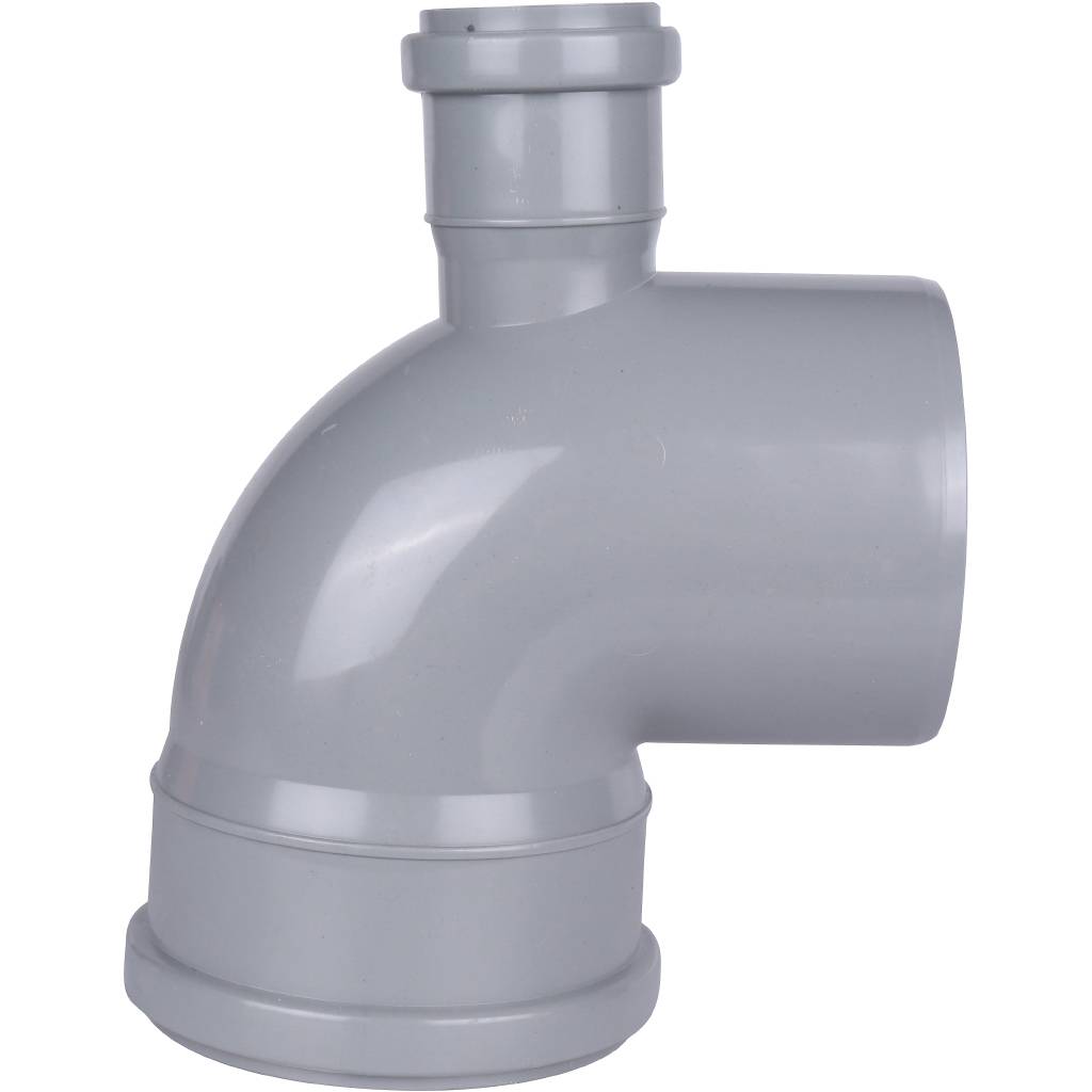 Отвод Sinikon с фронт. патрубком (выход сзади) ПП D110/050*87°, 551002.R