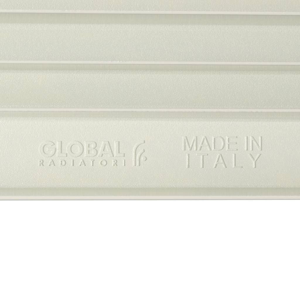 Радиатор алюминиевый STOUT Bravo 500 8 секций боковое подключение RAL9010, SRA-0110-050008