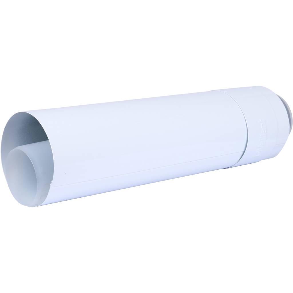 Удлинительная труба Vaillant 80/125 мм, 0.5 м РР, 303202