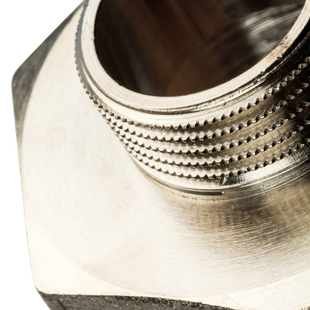 Ниппель НН STOUT переходной никелированный 2X1, SFT-0004-000021