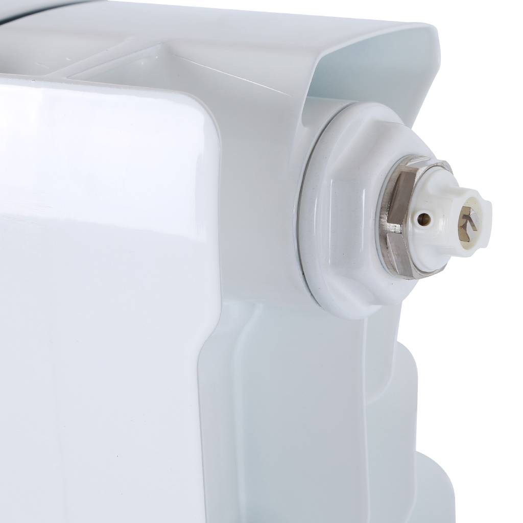 Радиатор биметаллический STOUT Space 500 14 секций нижнее правое подключение RAL9016, SRB-0320-050014