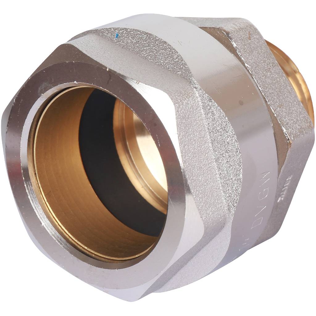 Фитинг Meibes резьбовой латунный Plus для стальных труб 1”*1” HР, F13081