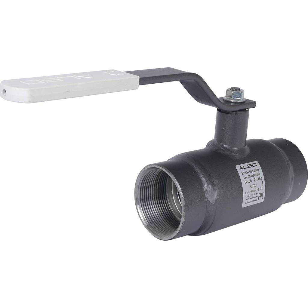 Кран шаровой ALSO КШМ Ду 40 Ру 4,0 МПа из Ст.20, КШ.М.040.40-01