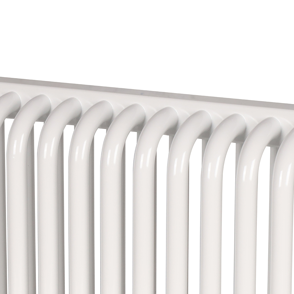 2-х трубчатый стальной радиатор ROMMER RST 2030/26 секций боковое подключение RAL9016