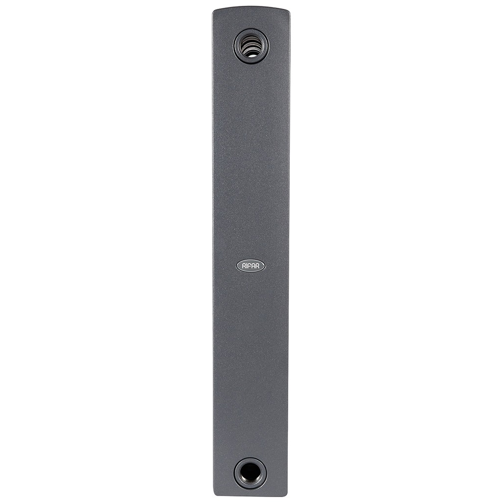 Радиатор биметаллический RIFAR SUPReMO 500 4 секции боковое подключение (Антрацит), 4RS50-4-TI