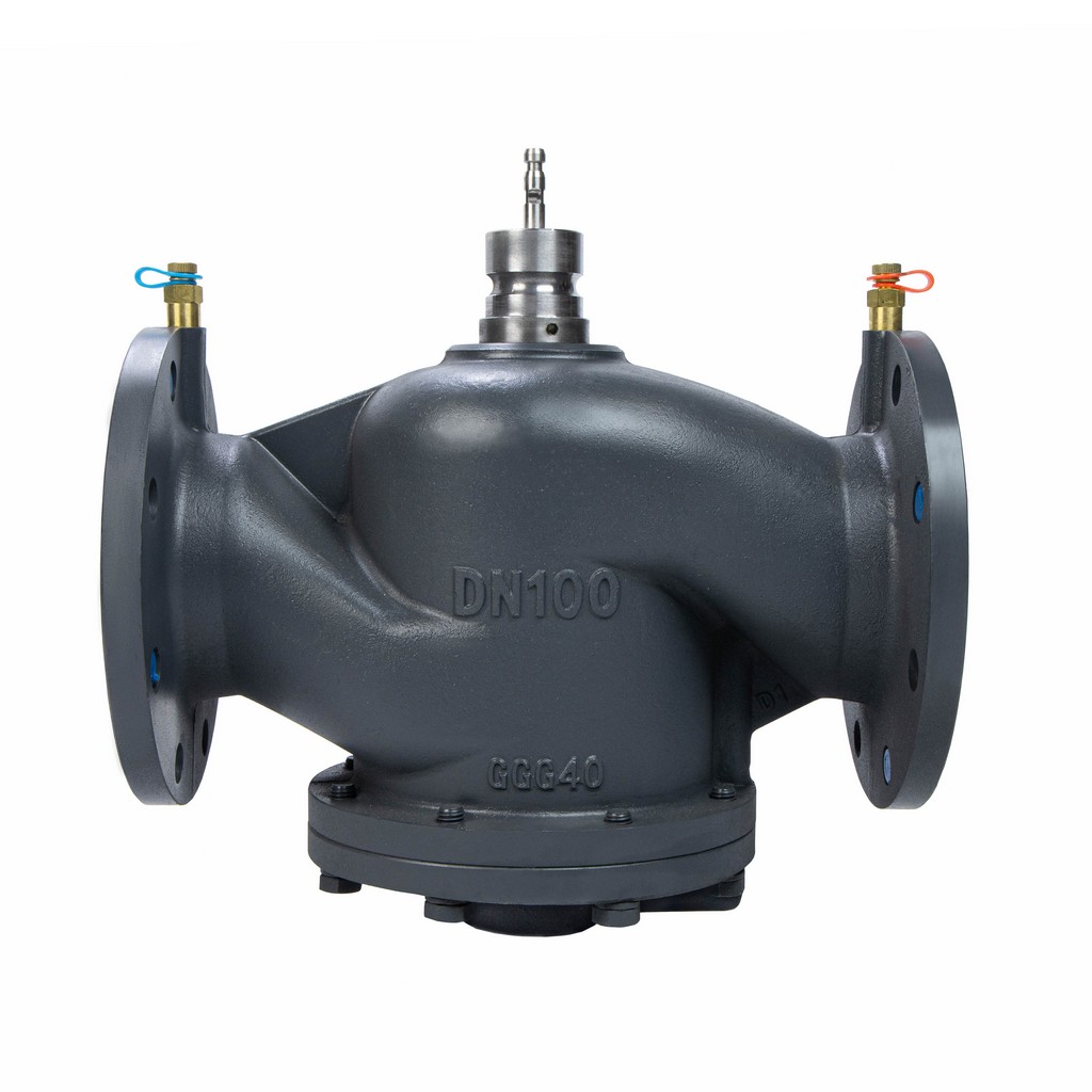 Комбинированный балансировочный клапан Ридан AQF-R DN100, с ниппелями, фланцевый, 003Z1975R