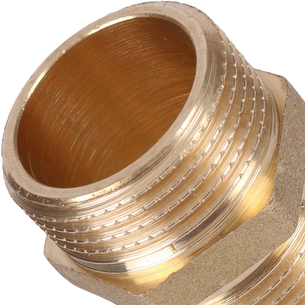 Ниппель HH TIEMME 1х1 для стальных труб резьбовой, 1500001