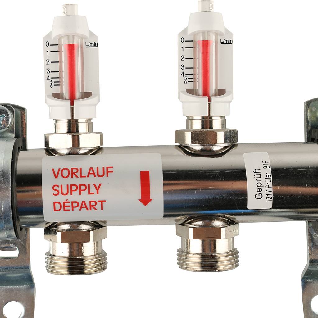 Распределительный коллектор РЕХАУ HKV-D на 2 контура (нерж .сталь), 12080211002