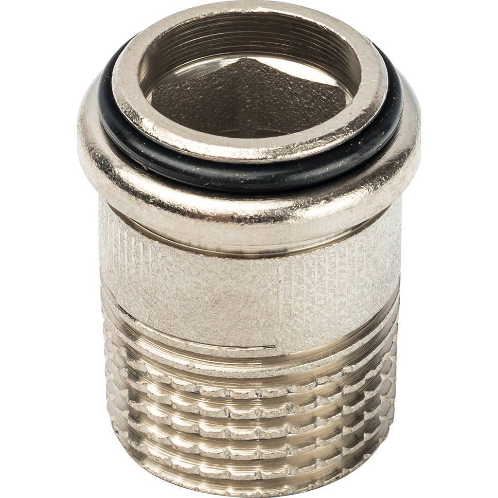 Корпус угловой термостатический для стальных труб LUXOR thermo tekna RS 202 1/2, 12022100 (69022100D)