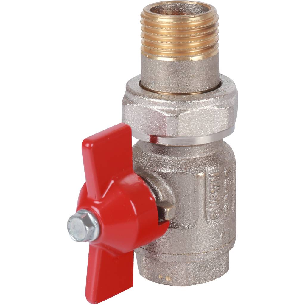 Кран шаровой Itap IDEAL 098 1/2 с накидной гайкой полнопроходной (бабочка), 26096