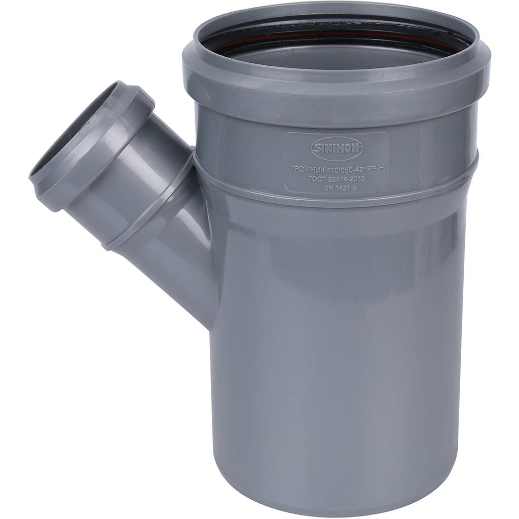 Тройник Sinikon D110x50x45гр., 510031.R