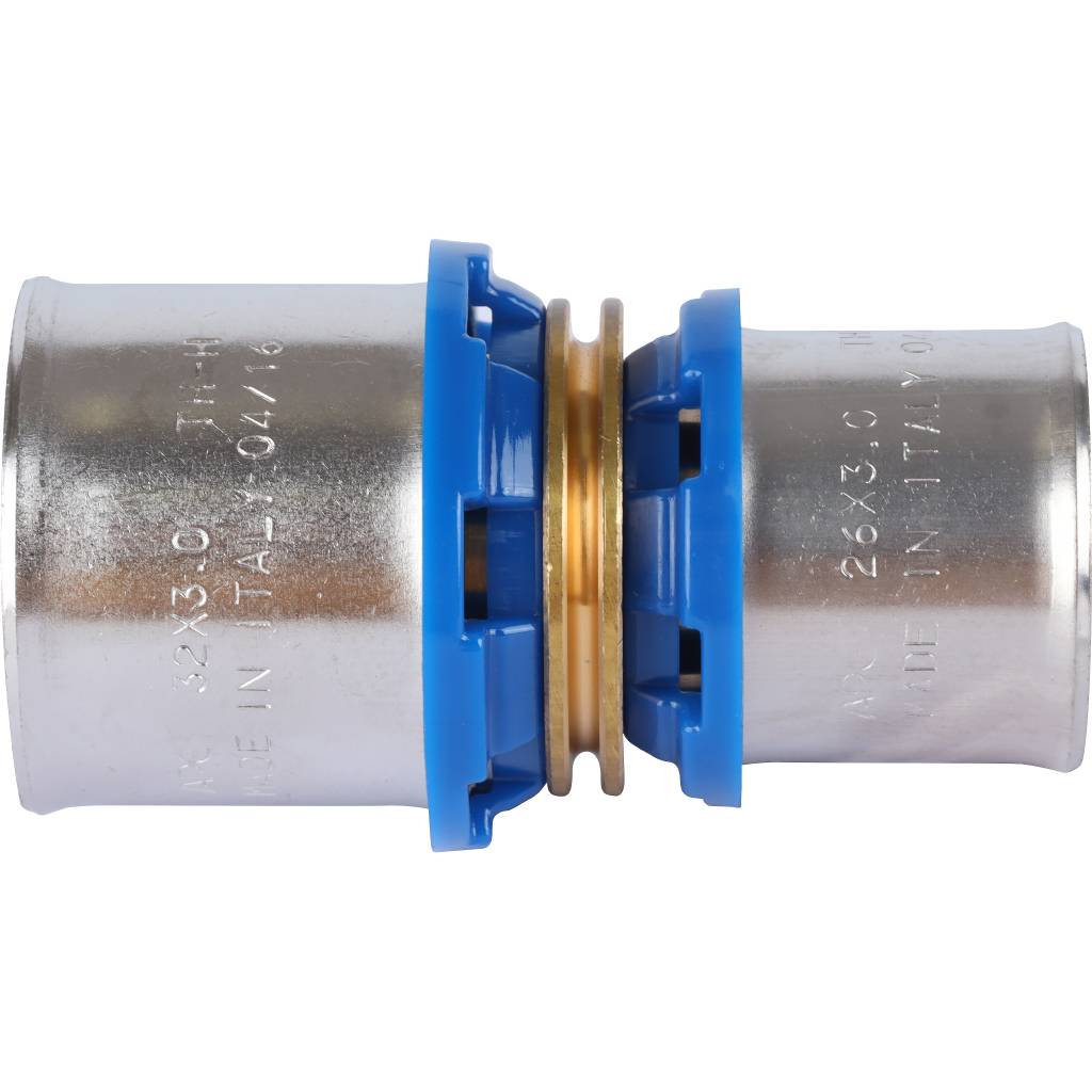 Муфта APE соединительная переходная 32х26 для металлопластиковых труб прессовой, ARL1300430