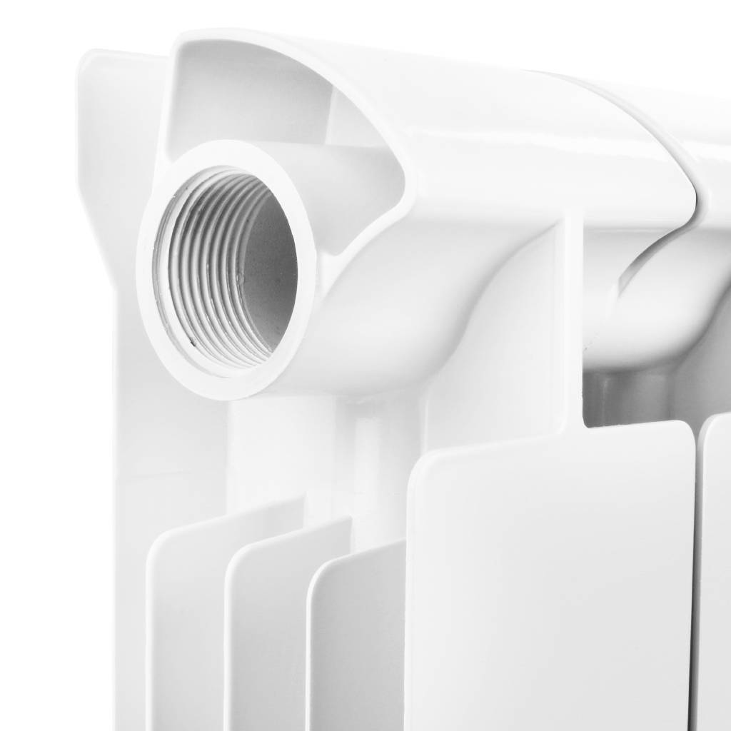 Радиатор биметаллический Global STYLE EXTRA 500 4 секции боковое подключение (белый RAL 9010), STE05001004