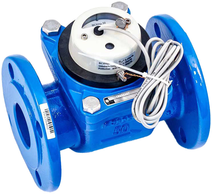 Счетчик холодной воды Тепловодомер с имп.выходом ВСХНд-50 Ду50, R111-050-430-B54