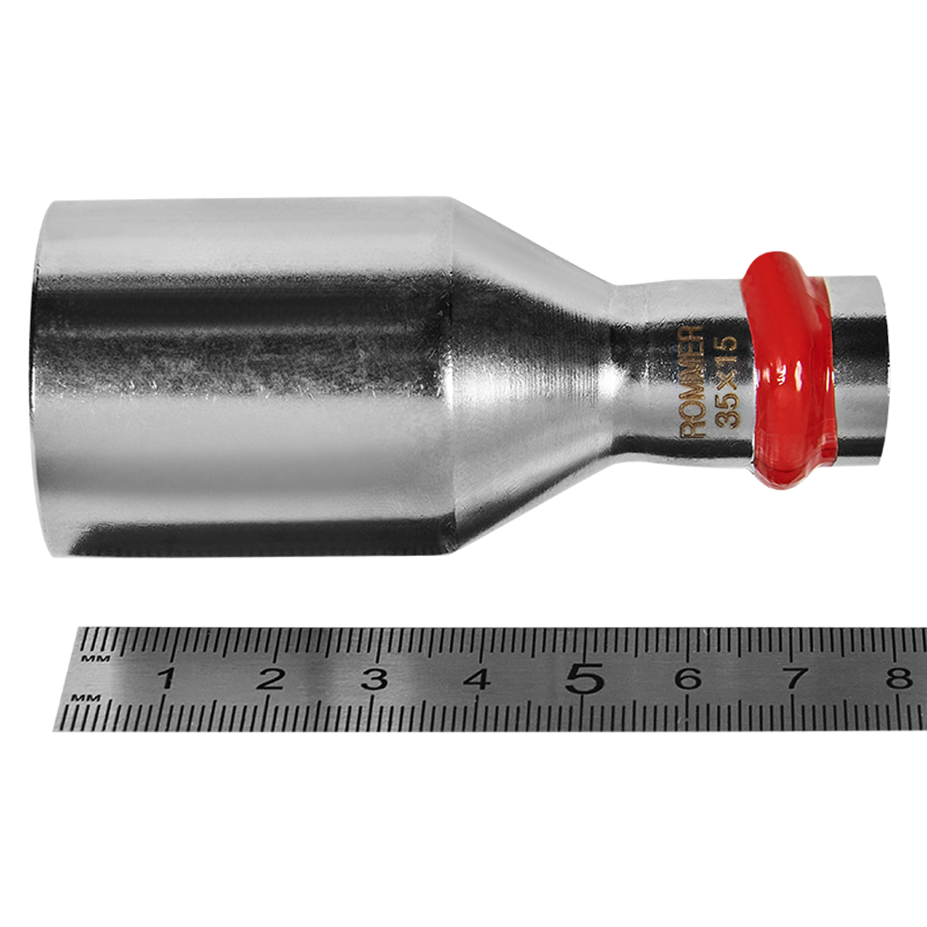 RSS-0020-003515 ROMMER Муфта переходная НПр-ВПр, 35х15, из нержавеющей стали прессовой