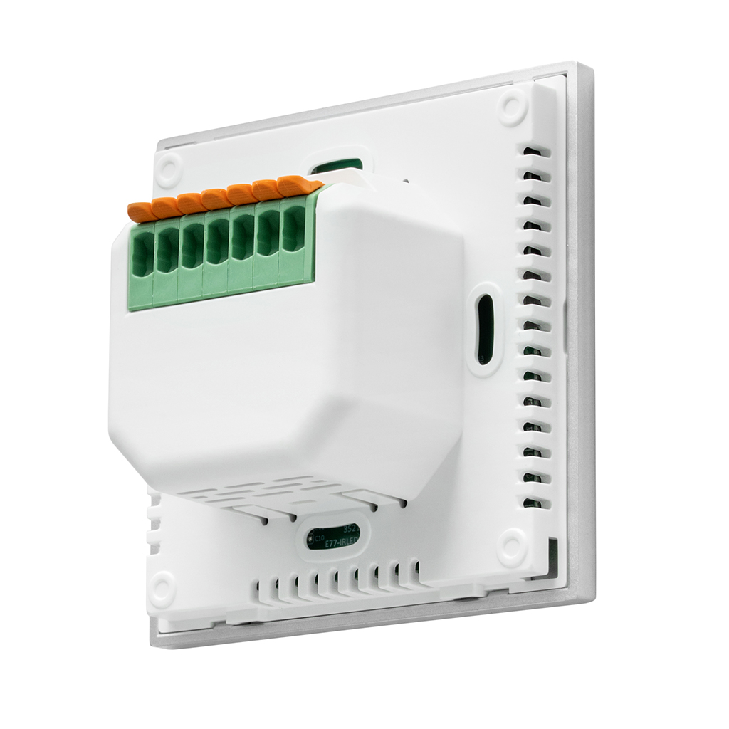 Терморегулятор электронный Теплолюкс Solus Zen Wi-Fi белый/серебро, 100000379200