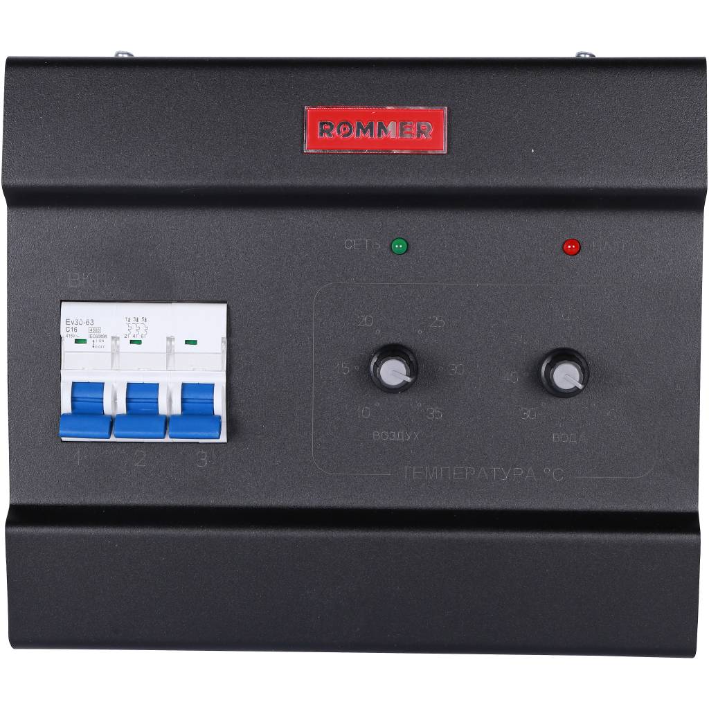 *RSB-1110-162132 ROMMER Комплект подключения ТЭНБ-6 кВт (2 ) Rommer