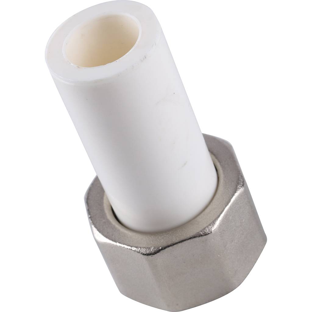 Штуцер Kalde с гайкой внутренная резьба для полипропиленовых труб 25х1, 3252-tnf-251000