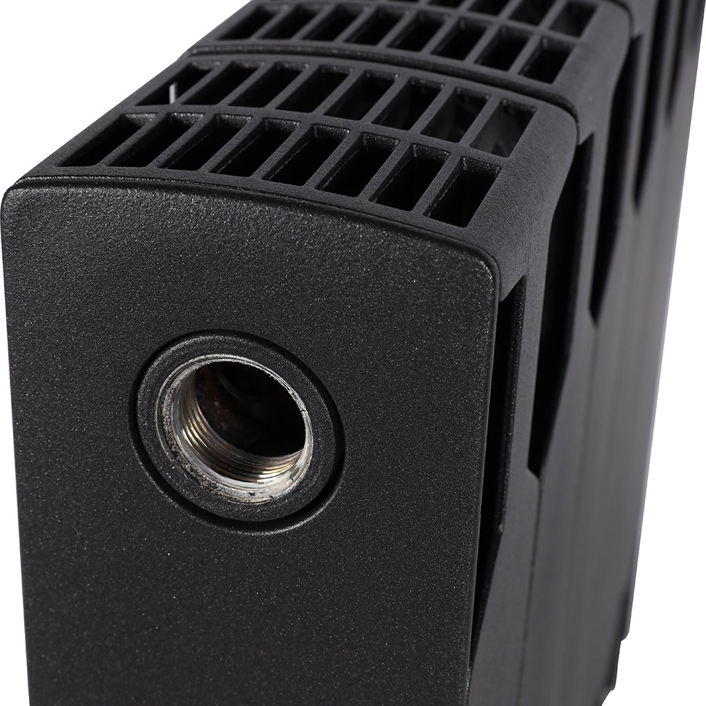 Радиатор биметаллический RIFAR SUPReMO 350 6 секций боковое подключение (цвет: Антрацит), 4RS35-6-AN