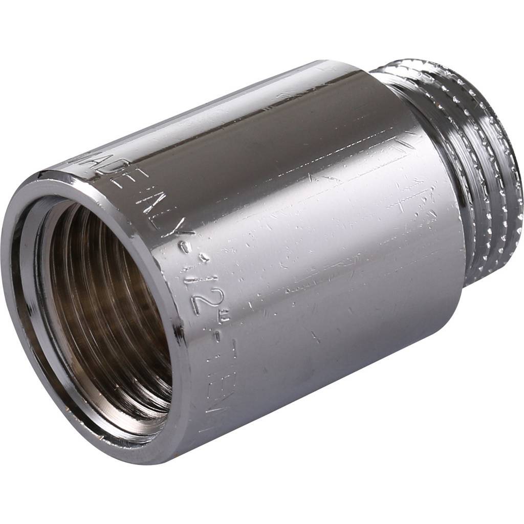 Удлинитель TIEMME НВ 30мм-1/2 хром для стальных труб резьбовой, 1500071