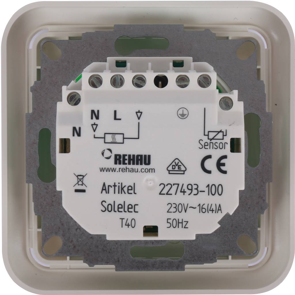 Терморегулятор РЕХАУ Comfort 16 А (функц. таймер, с выносным датчиком тем-ры), 12274931100