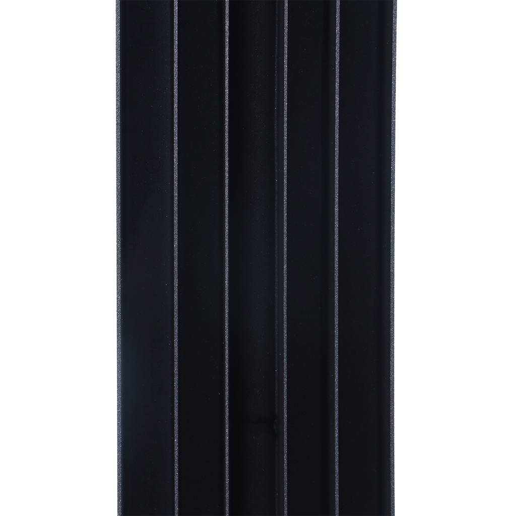 Радиатор биметаллический Global STYLE PLUS 500 4 секции боковое подключение (цвет cod.07 grigio scuro opaco mettalizzato 2748 (черный)), 155264