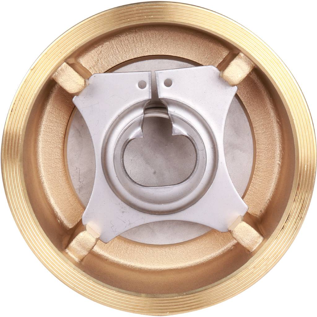 Клапан обратный осевой Tecofi Ду100 Ру16 межфланцевый из латуни, CA7441-0100