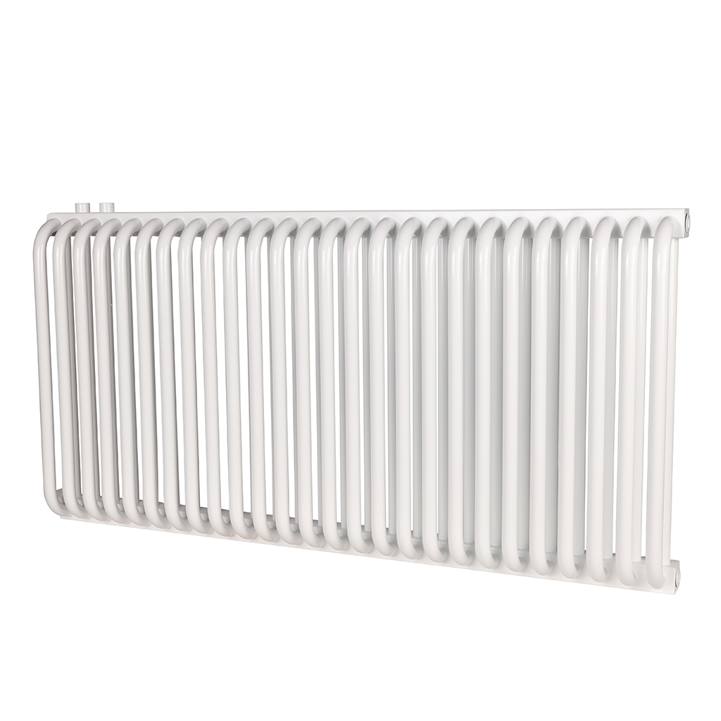 2-х трубчатый радиатор стальной ROMMER RST 2050/26 секций нижнее правое подключение RAL9016