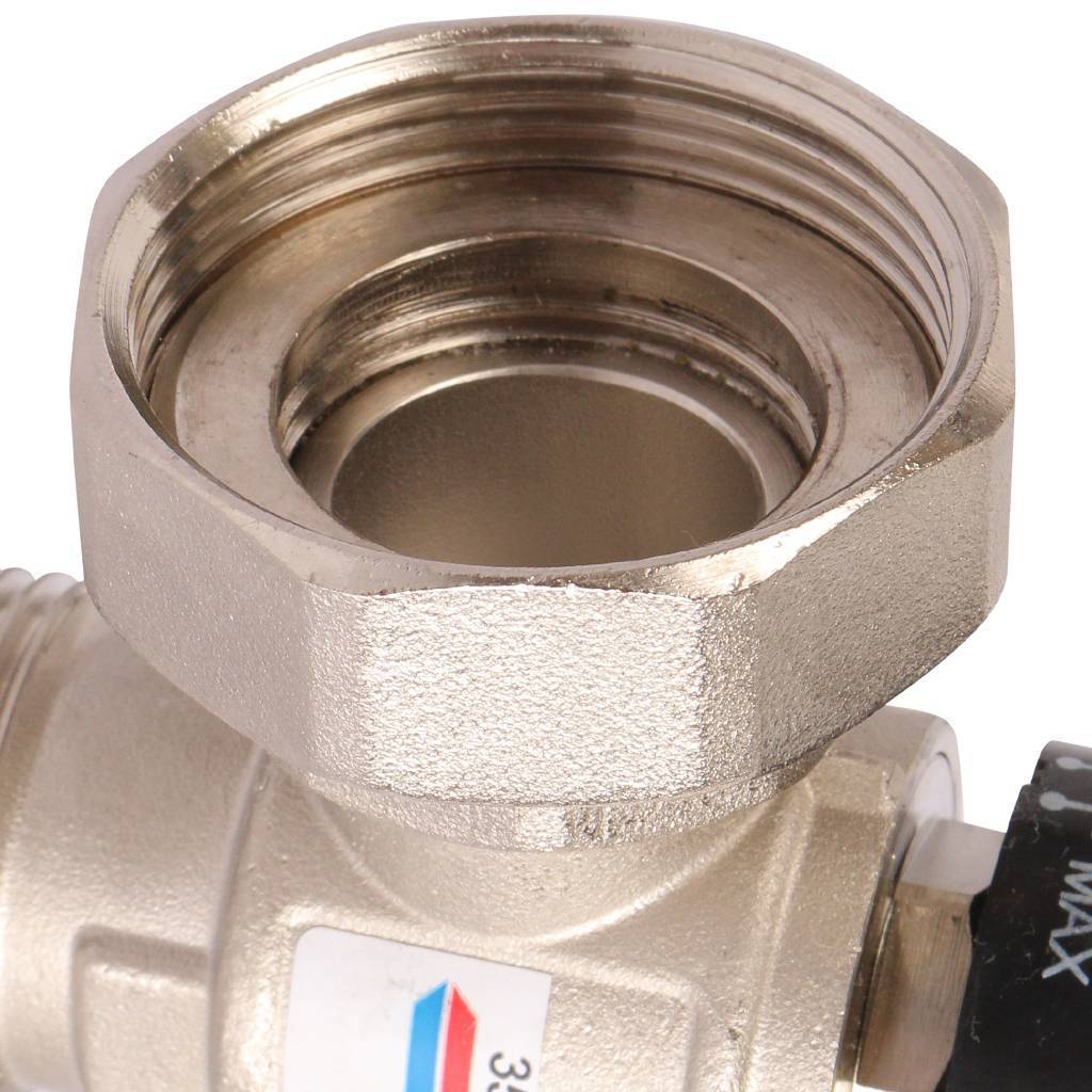 Насосная группа ROMMER RDG-0002 с термостатическим смесительным клапаном (35-60С) 1 без насоса, RDG-0002-002503