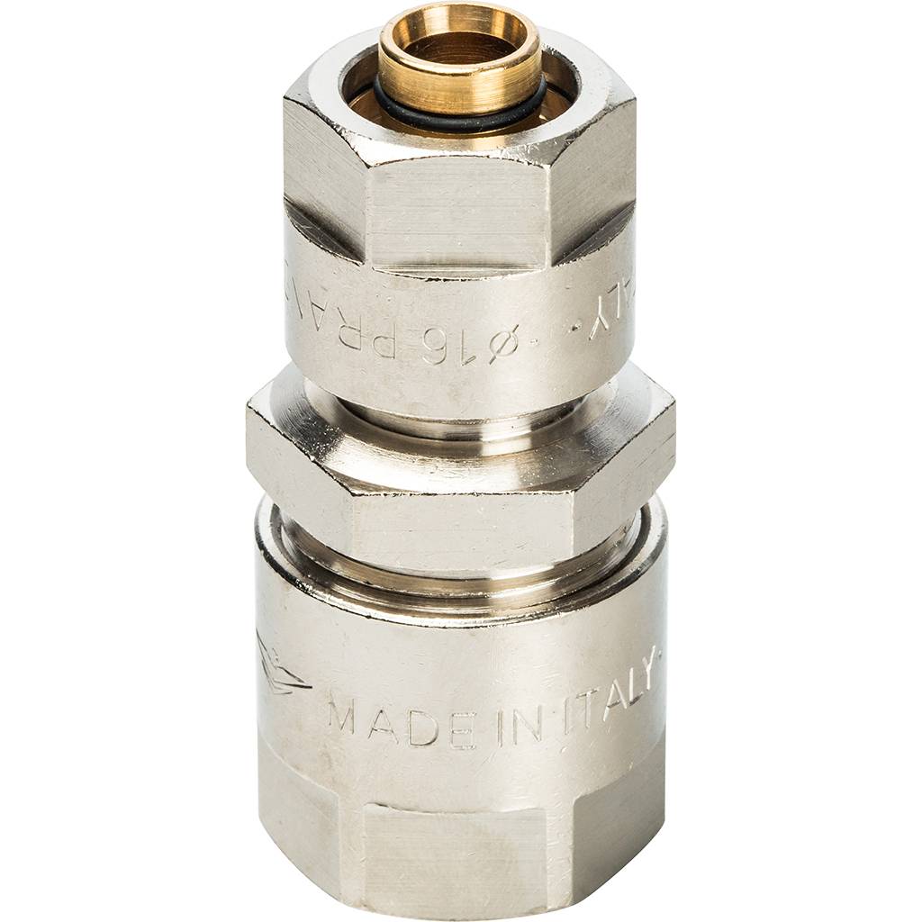 Переходник Prandelli Multyrama (20.2х16.2) для металлопластиковых труб винтовой, 103.11.04.1