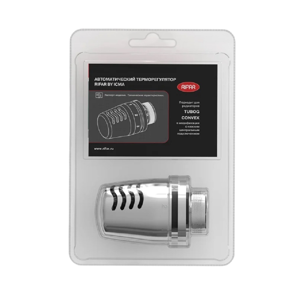 Автоматический терморегулятор RIFAR by Icma (хром) М30х1,5, AT.02