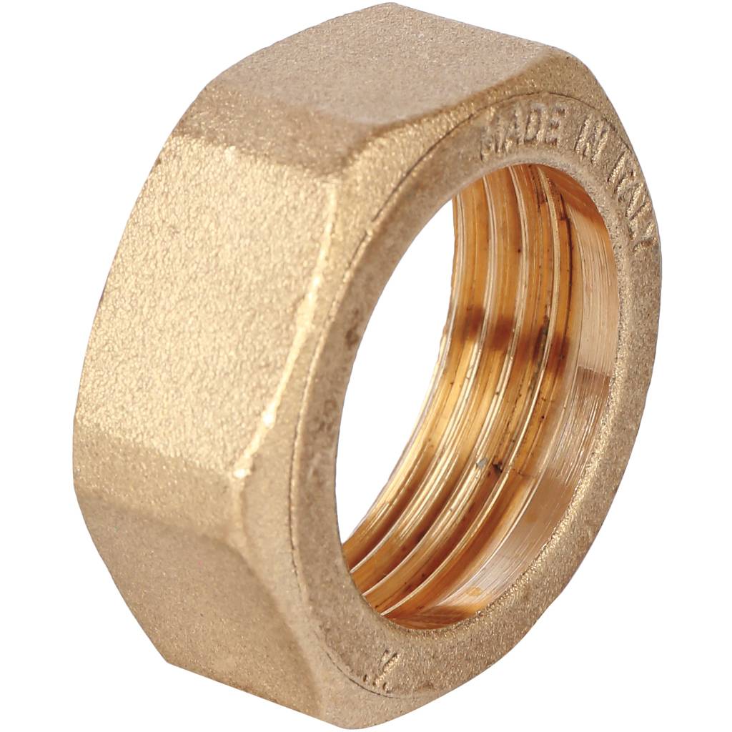 Штуцер с накидной гайкой под плоскую прокладку STOUT G 3/4M-G1N