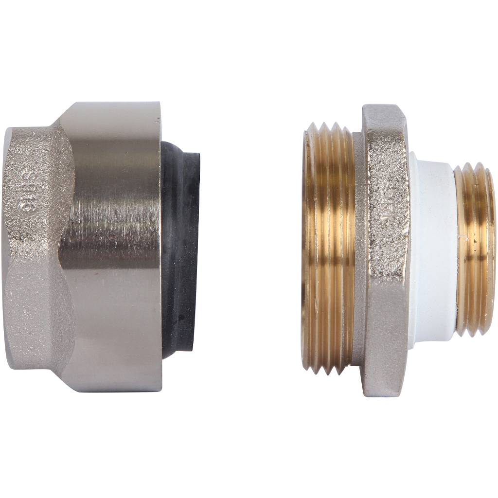 Фитинг Meibes резьбовой латунный Plus для стальных труб 3/4”*3/4” НР, F13080