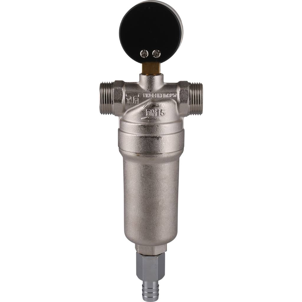 Самоочищающийся фильтр с соединениями TIEMME 1/2 внутр./3/4 наружн., 3130007(3131N0004)