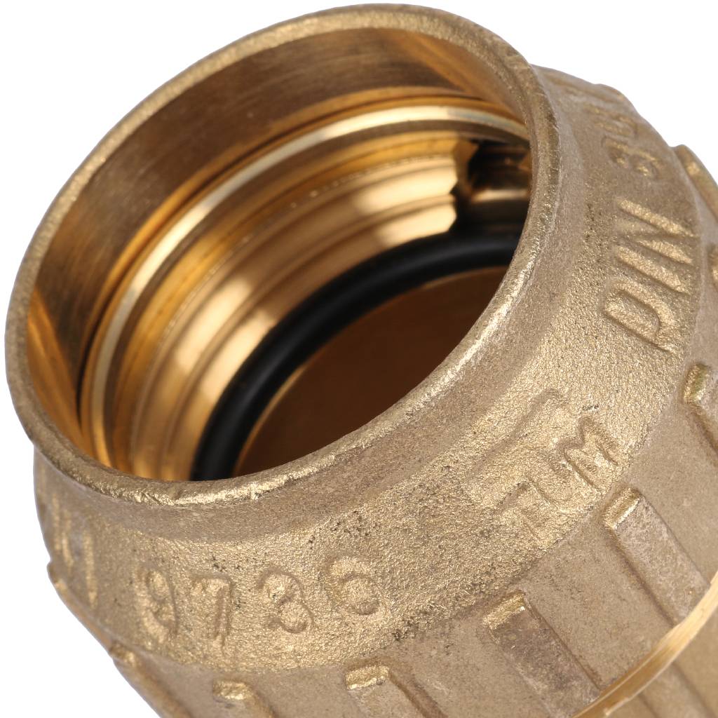 Муфта TIEMME с наружной резьбой 40х1 1/4 для труб ПНД винтовой, 3400004