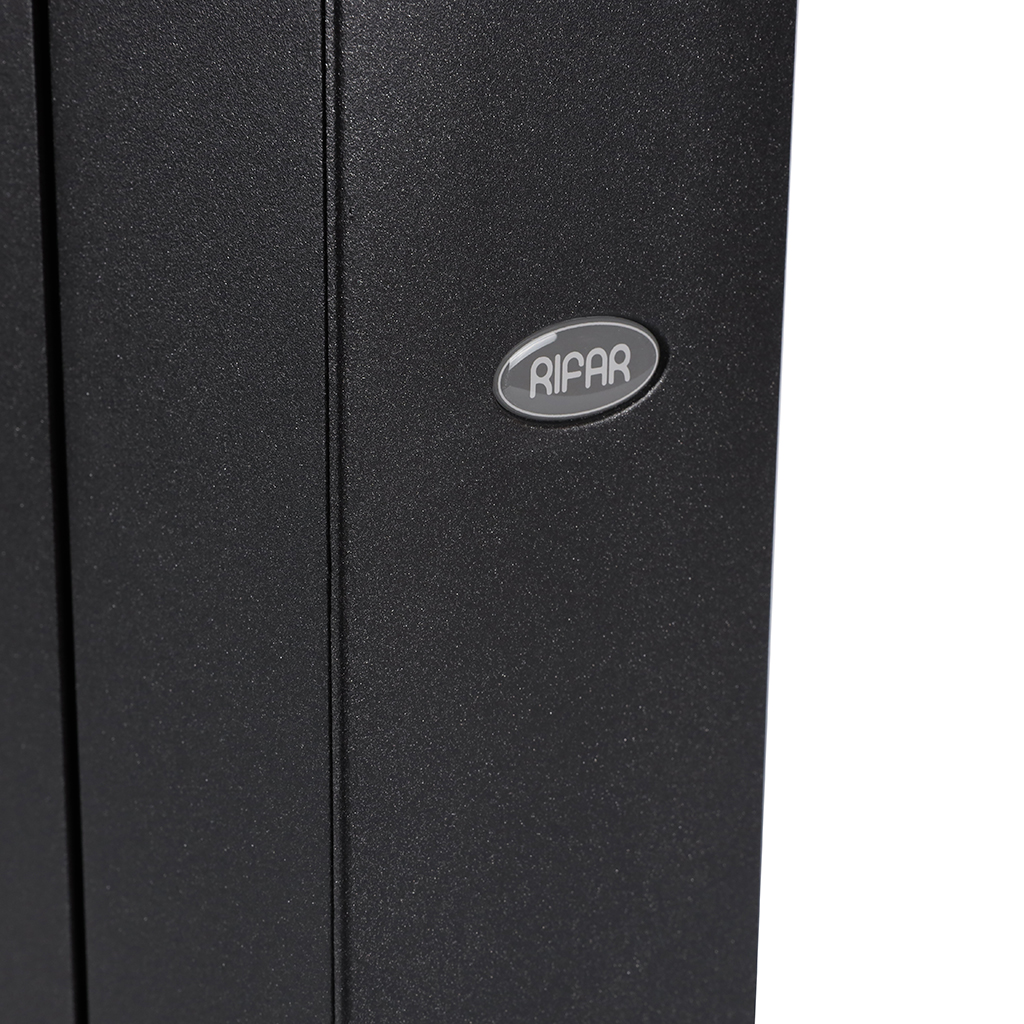 Радиатор биметаллический RIFAR SUPReMO 500 4 секции боковое подключение (цвет Антрацит), 4RS50-4-AN