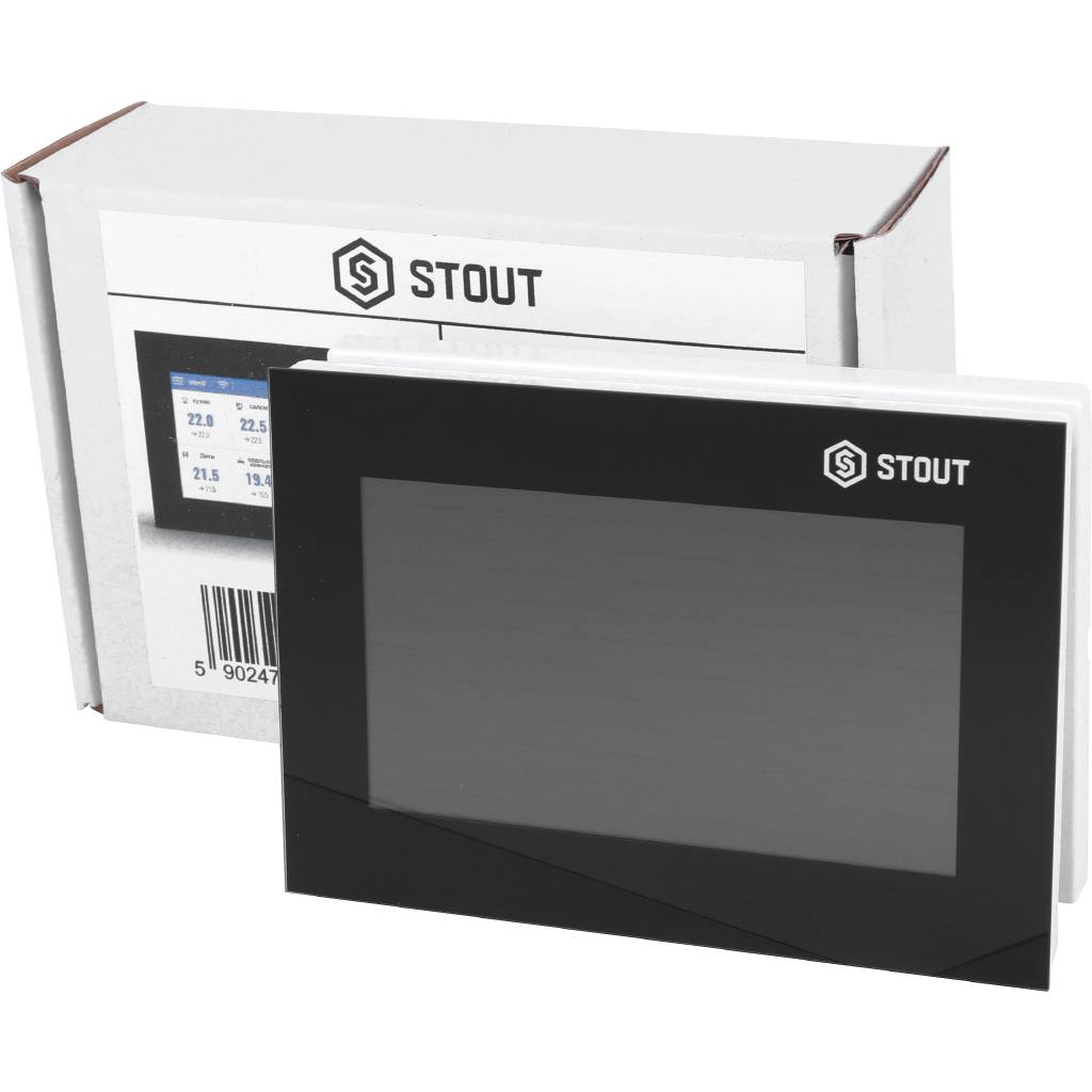 Регулятор WIFI для управления беспроводными электрическими приводами STOUT ST-8s WIFI, черный