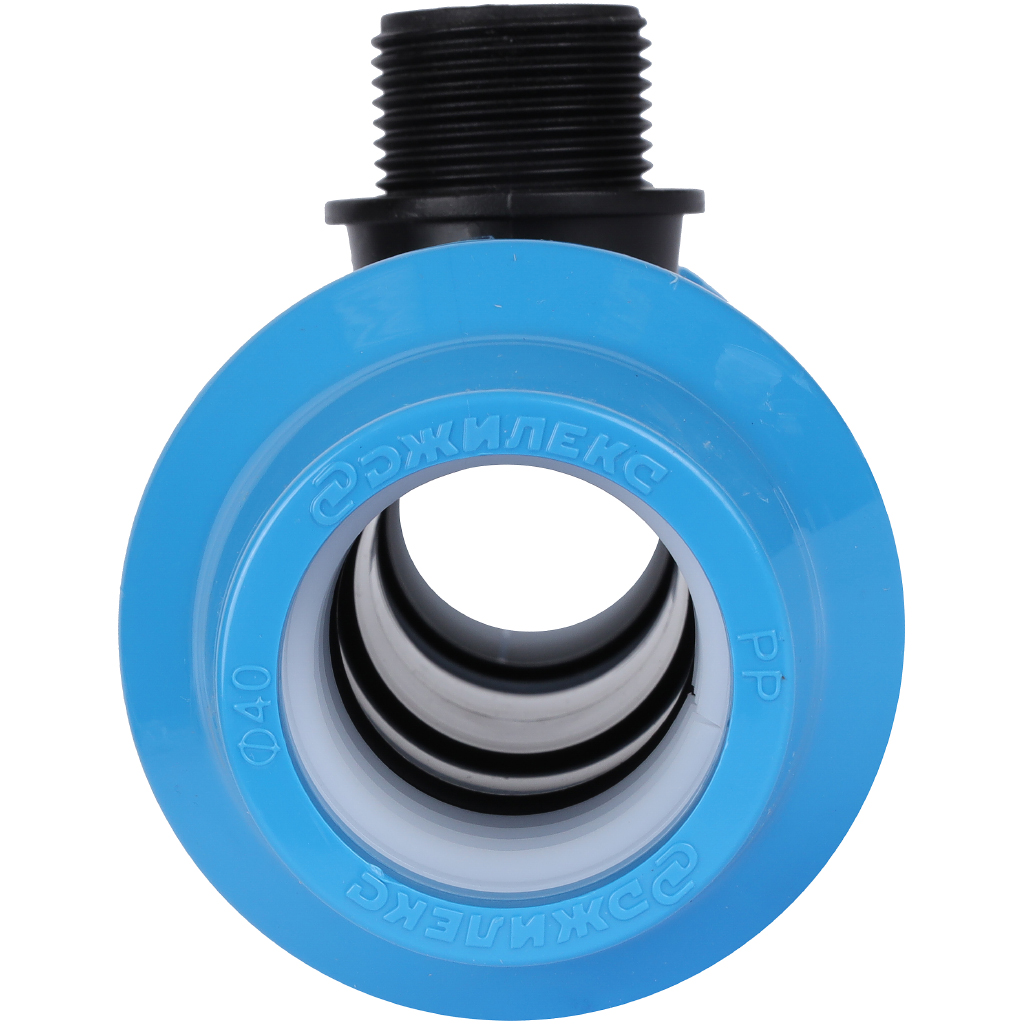 Тройник Джилекс с наружной трубной резьбой 40 x 1”x 40, 9445