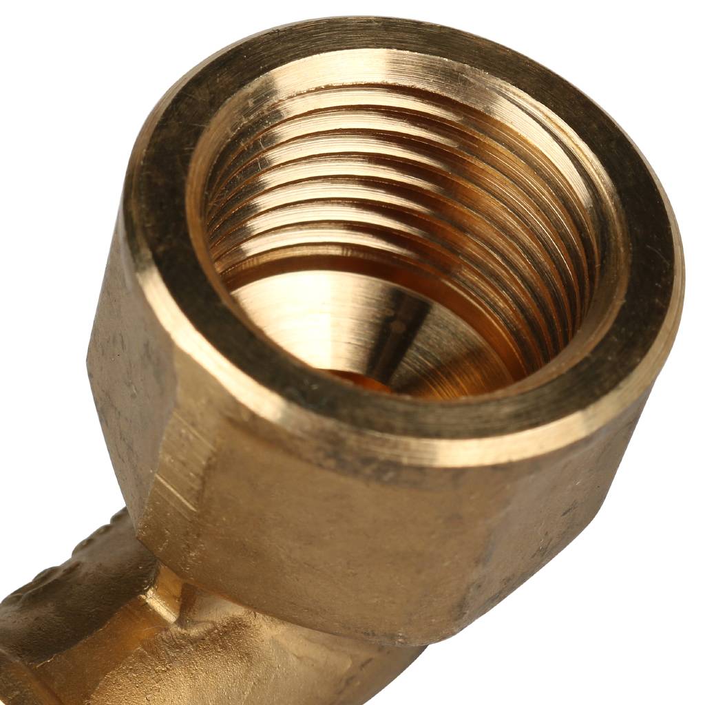 Угольник-переходник STOUT с внутренней резьбой 16xG 1/2 для труб из сшитого полиэтилена аксиальный