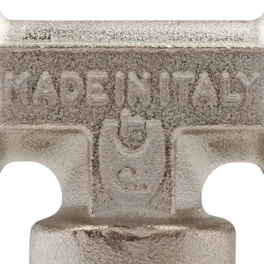 Тройник TIEMME с внутренней резьбой (16х2.0х1/2) для металлопластиковых труб винтовой, 1600018